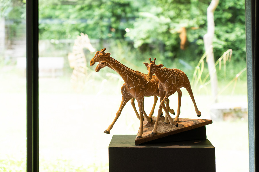 Cavalcade, Exposition de sculptures animalières d'Anne Moreau-Vagnon, au Musée de la Briqueterie à Saint-Brieuc.