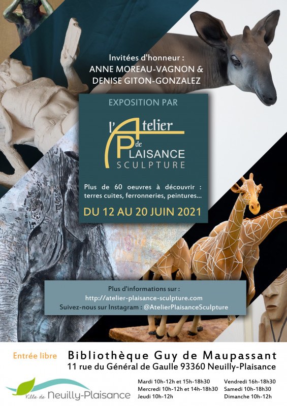Exposition sculptures Anne MOREAU-VAGNON 2021