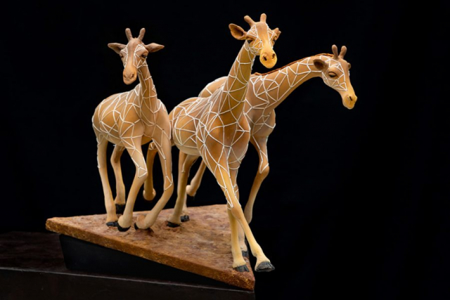 Cavalcade, sculpture animalière Anne Moreau-Vagnon