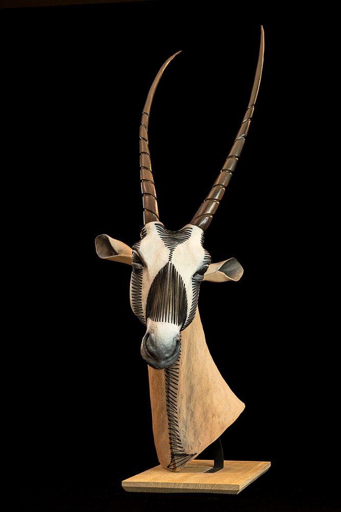 Oryx, sculpture animalière Anne Moreau-Vagnon