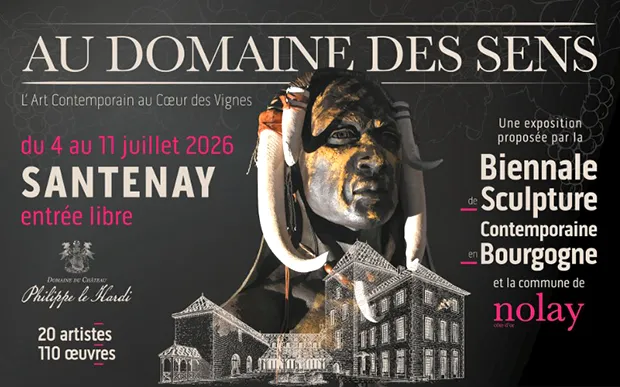 Affiche Biennale Sculpture Contemporaine Bourgogne 2026